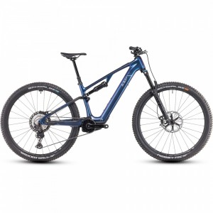 2025 Cube Ams Hybrid One44 C:68X SLX 400X - Carbon Electric Mountain Bike
