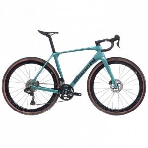 2025  Bianchi IMPULSO RC - GRX 825 Di2 - Gravel Bike - celeste metallic / graphite / CK16