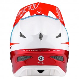 D3 Fiberlite Helmet Slant Red