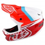 D3 Fiberlite Helmet Slant Red