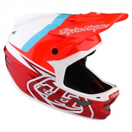 D3 Fiberlite Helmet Slant Red