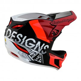 D4 Composite Helmet W/Mips Qualifier Silver / Red